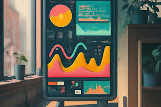 design a dynamic analytics dashboard in excel or power bi to uncover insights