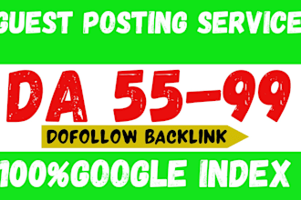 guest post on high organic traffic site for permanent SEO backlinks