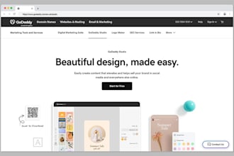create a stunning godaddy website design and redesign