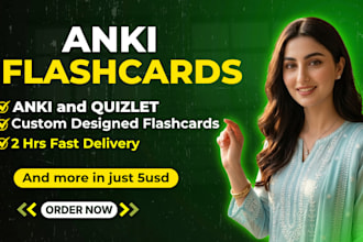 create anki and quizlet flashcards for medical exams and learning