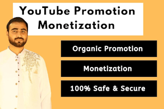 do organically promotion for youtube channel monetization