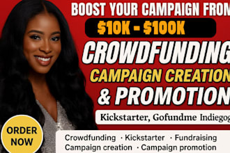 do crowdfunding campaign creation on kickstarter, indiegogo backers fundraising