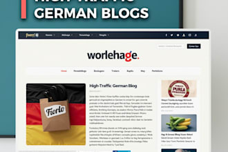 do guest posting on high traffic high quality german blogs