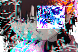 make a cover art for you breakcore or jungle track