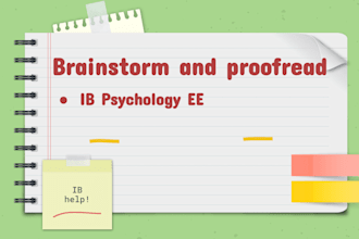 proofread ib psychology ee