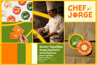 design a complete logo and brand identity with branding kit