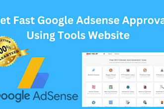 create tools website using script for fast adsense approval