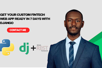 create your custom fintech web app in 7 days with django