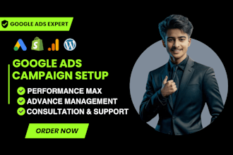 setup and manage google ads performance max PPC campaigns