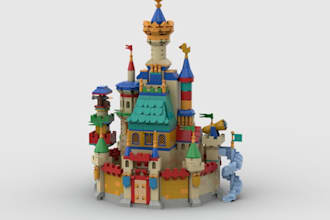 create detailed lego 3d models with instructions for you