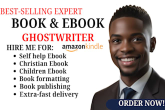 ghostwrite, edit, rewrite fiction novel, ebook, story, adventure novels