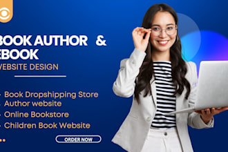 book author website book launch, ebook website, course website children ebook