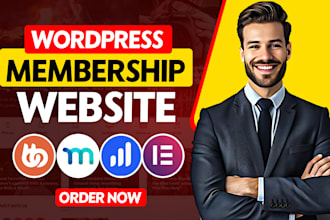 build wordpress membership, elearning, and lms based website