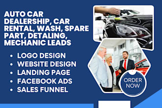 generate auto car dealership car rental wash spare part detailing mechanic leads