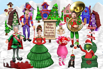 create original funny christmas cards