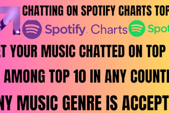 instantly chart your spotify music to top 10 in spotify chart