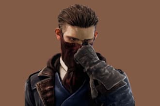 do blender character, stylized character, game character, game, 3d character