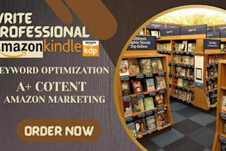 write amazon kindle a plus content keyword optimization