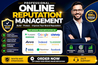 build positive brand reputation and effective online reputation ORM service