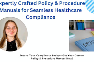 create tailored professional  healthcare  employee policy manual document