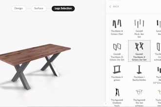 do 2d 3d product configurator on furniture zakeke kickflip customily clipart pod