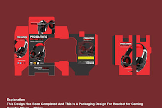 design a creative food product packaging, pouch, box design
