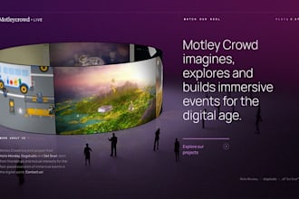 develop 3d webflow animated website, three js, lottie animation for your brand