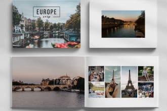 design a photo book, yearbook, coffee table, cookbook