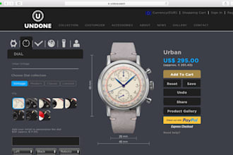 bulid 3d watch 3d product configuration using zakeke kickflip customily teeinblu