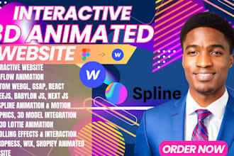 3d shopify animated store p5 r3f threejs webgl gsap spline interactive website
