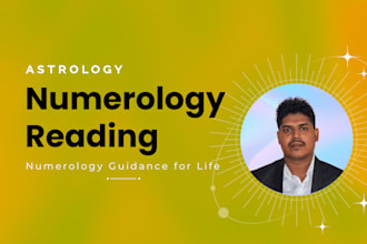 create a detailed numerology reading report to predict the future