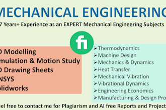 do mechanical engineering tasks for you