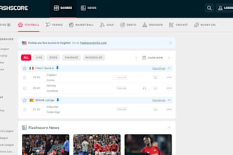 scrape, analyse sports match data like football from flashscore wyscout fotmob