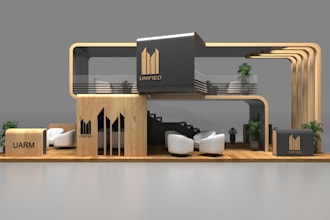 design 3d trade booth,exhibition stand,retail display, kiosk