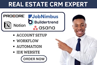 do buildertrend jobnimbus procore asana notion construction file upload va crm