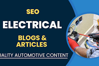 write electrical and electronics blogs and articles