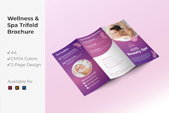 do professional bifold or trifold brochure design