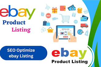 do ebay listing, ebay product listing, ebay lister, ebay product upload ebay SEO