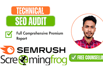 voice SEO consultant screaming frog and semrush technical audit service