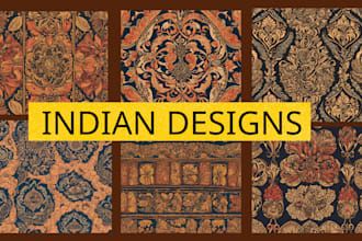 design seamless indian patterns