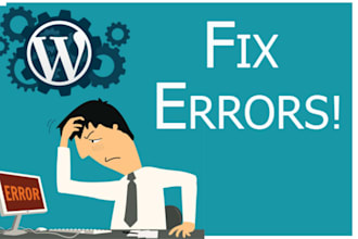 fix wordpress problems, website errors or issues