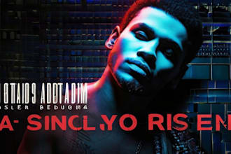 digital art design a single cover or an album cover