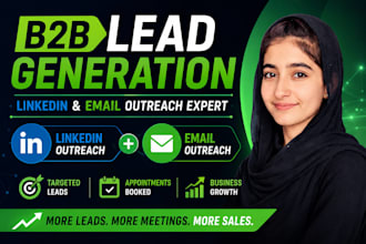 provide linkedin and email outreach services