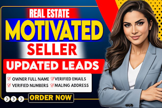 provide motivated seller real estate leads with skip tracing