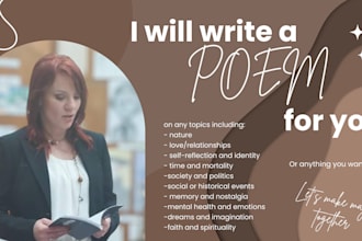 write a poem for you