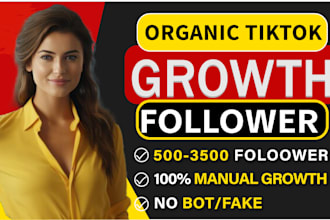 manage tiktok marketing and promotion for organic real follower growth
