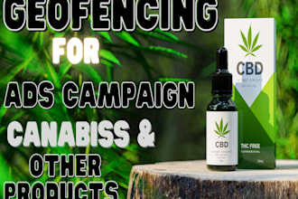 do geofence ads campaign to increase traffic, sales for cannabis, cbd websites