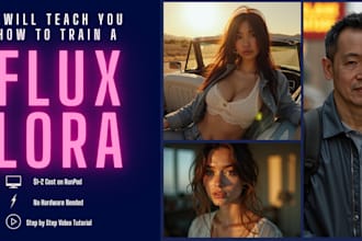 train or teach you how to train flux lora models