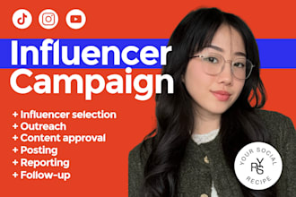create and manage influencer campaigns