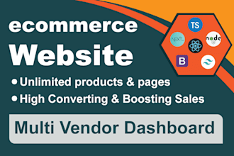 build custom multi vendor ecommerce website